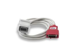RED MNC PATIENT CABLE, 4 FT, X SERIES