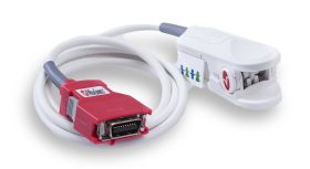 Red DCIp-Dc3, 3Ft Pediatric Reusable Patient Cable/Sensor