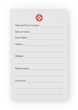 Incident Report Notepad (Patient Status Forms)